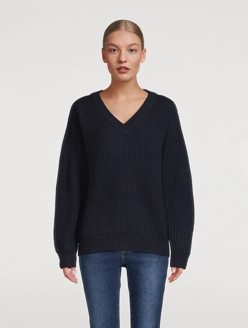 Super Luxe Cashmere Fisherman Sweater
