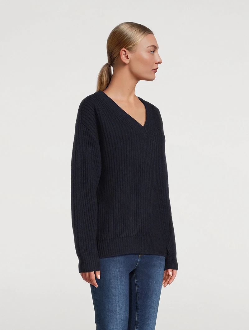 Super Luxe Cashmere Fisherman Sweater