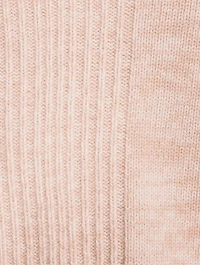 Wool Cashmere Marled Open Neck Sweater