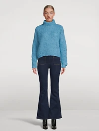 Bouclé Turtleneck Sweater