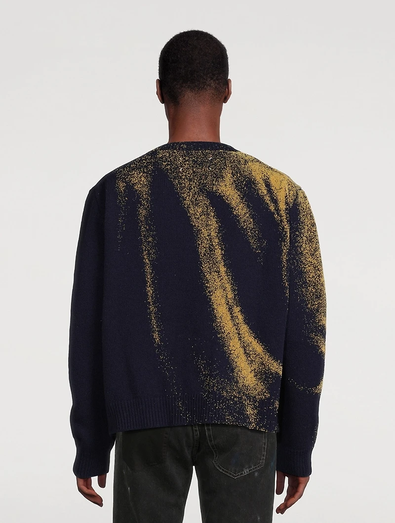 Sandstorm Wool V-Neck Sweater