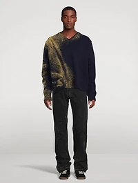Sandstorm Wool V-Neck Sweater