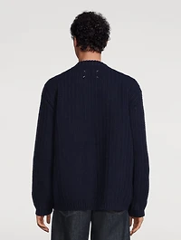 Wool Zip Cardigan