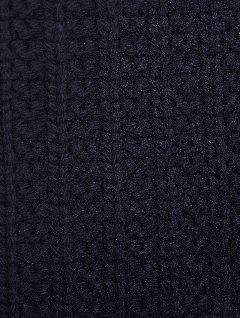 Wool Zip Cardigan