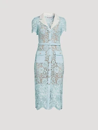 Cord Lace Shirt Dress
