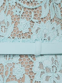 Cord Lace Shirt Dress