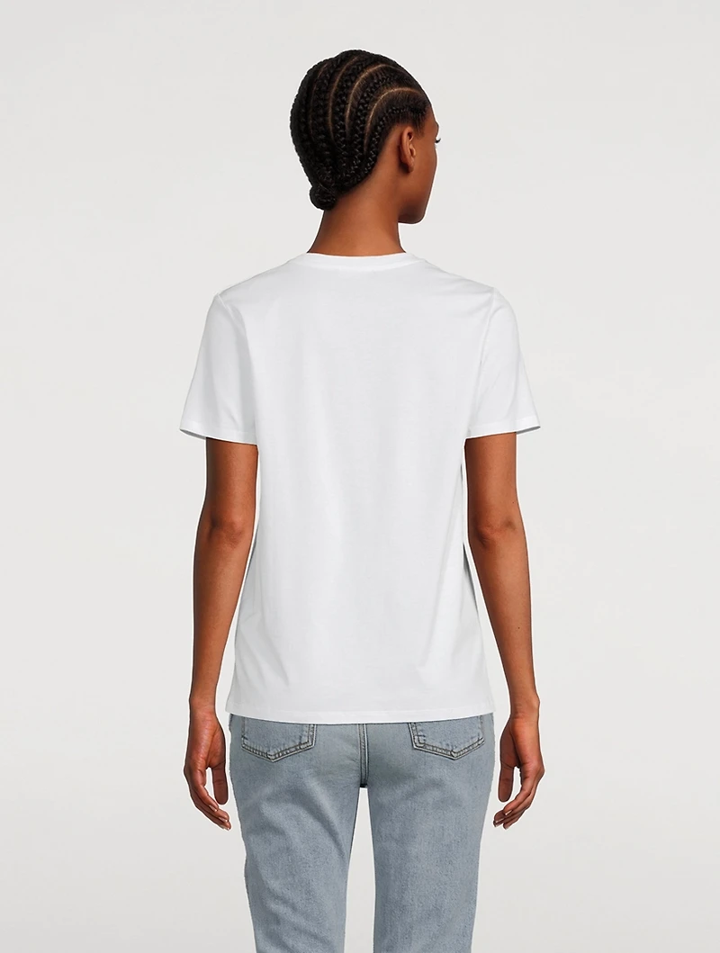 Flocked Logo T-Shirt