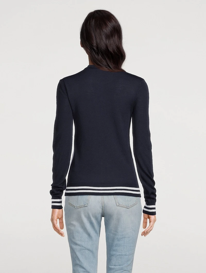 Maxi Monogram Wool Sweater