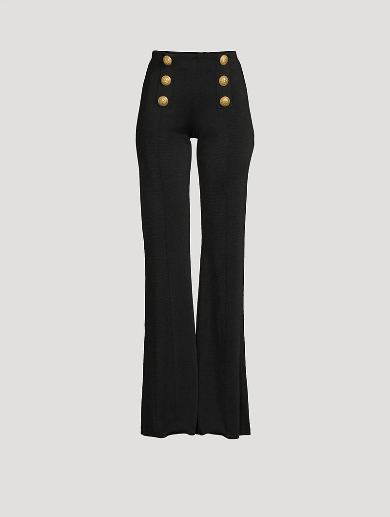High-Waisted Flared Pants