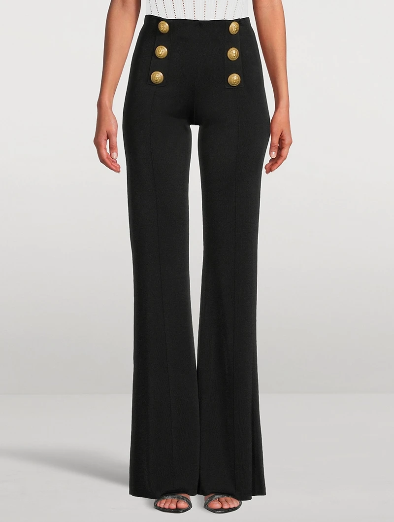 High-Waisted Flared Pants