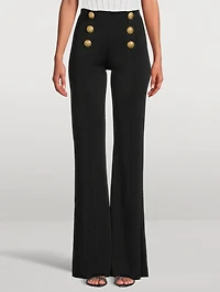 High-Waisted Flared Pants