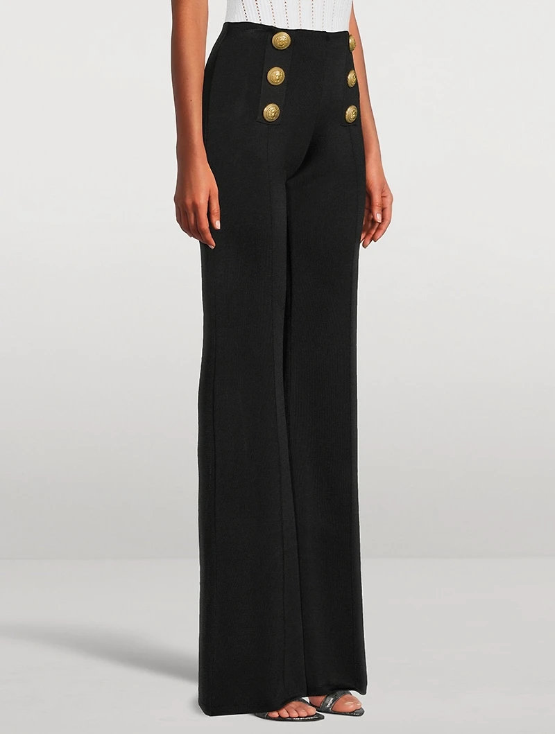 High-Waisted Flared Pants