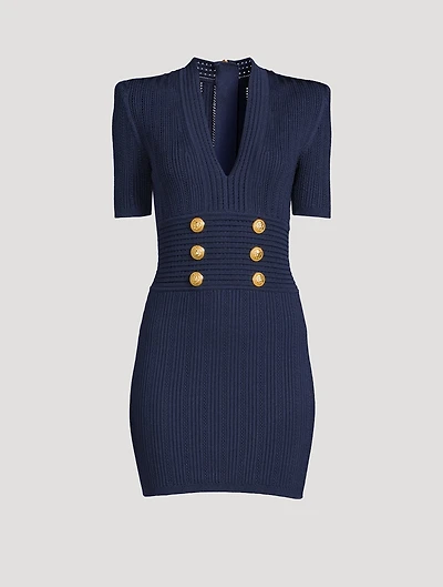 V-Neck Mini Dress