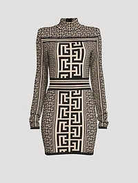 Monogram Knit Mini Dress
