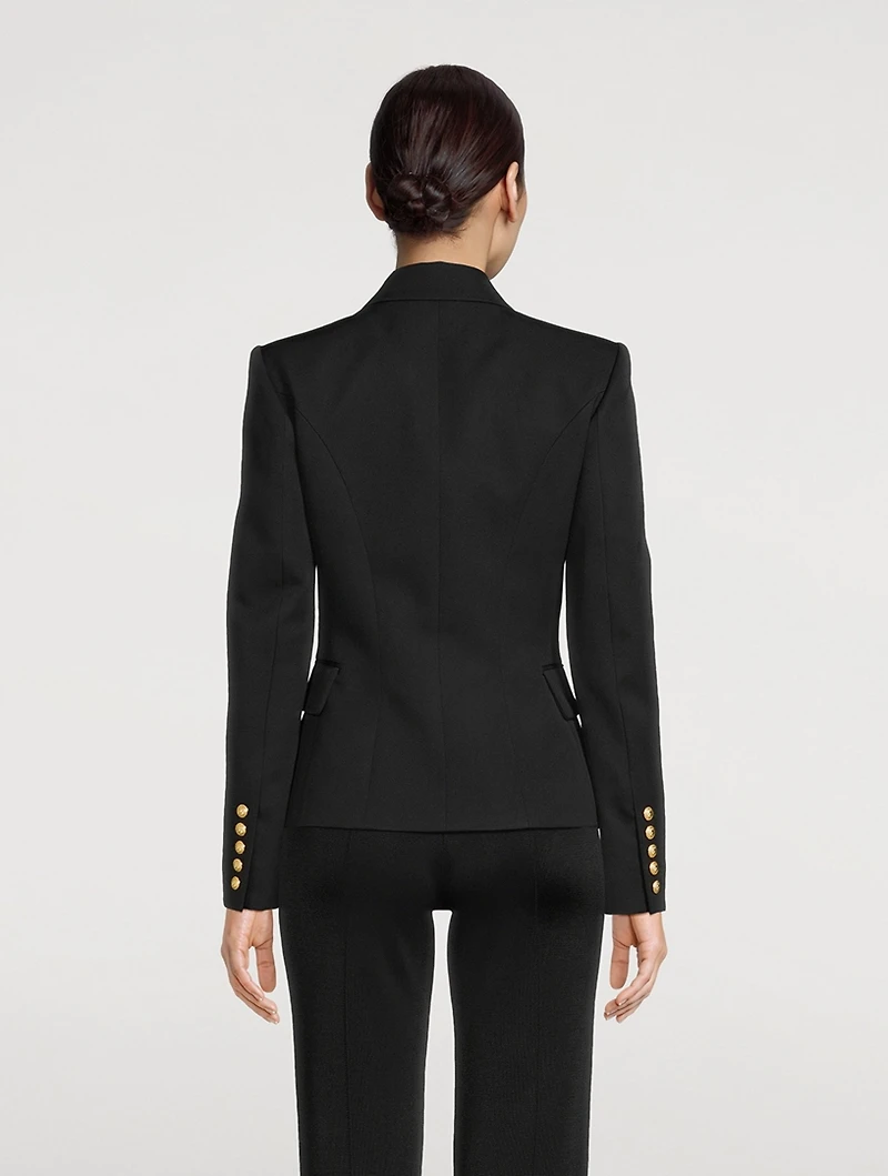 Wool Double-Breasted Blazer