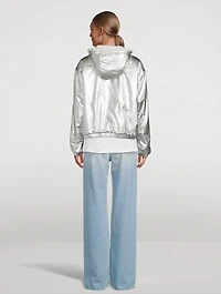 Eaton Reversible Metallic Faux Fur Hoodie