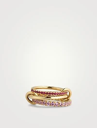 Norah Rose 18K Gold Ring With Pink Sapphire
