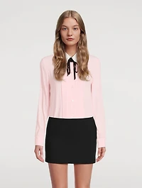 Tweed Bouclé Mini Skirt