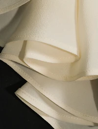 Laminated Silk Midi Dress