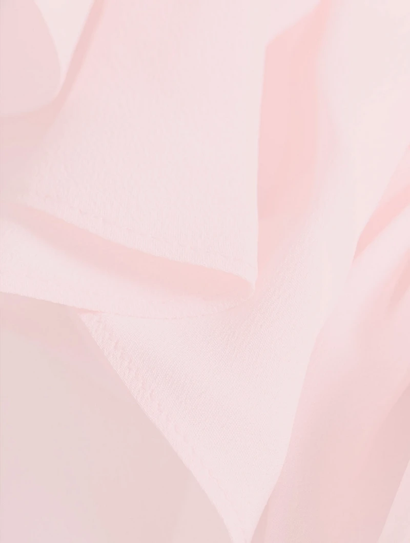 Silk-Blend Midi Dress