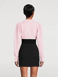 Cropped Wool Cardigan