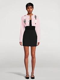Cropped Wool Cardigan