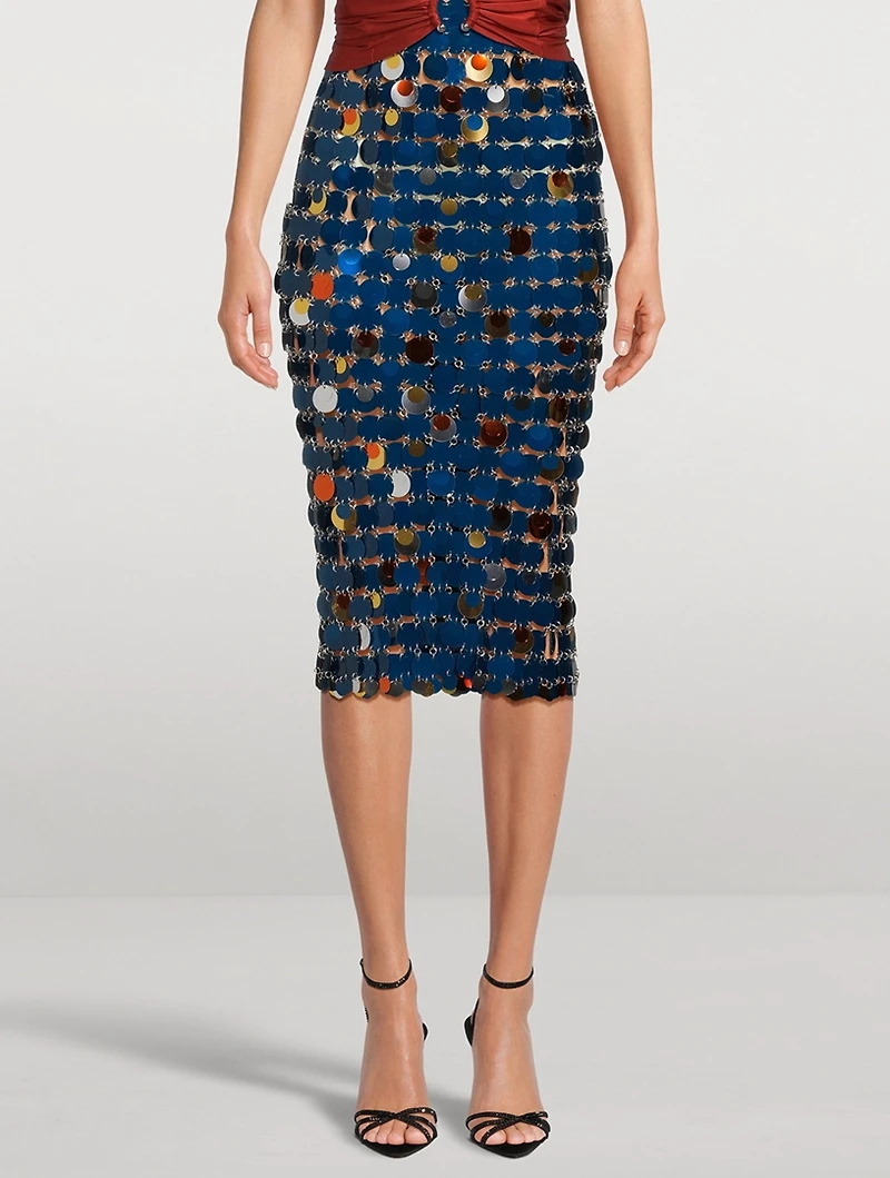 Paillette Pencil Skirt