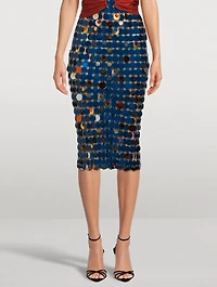 Paillette Pencil Skirt