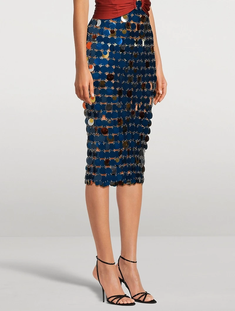 Paillette Pencil Skirt