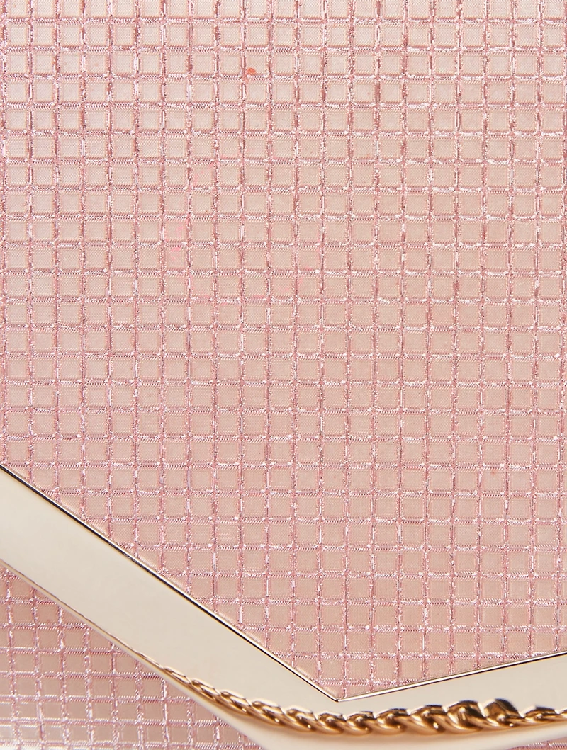 Emmie Crystal Mesh Clutch