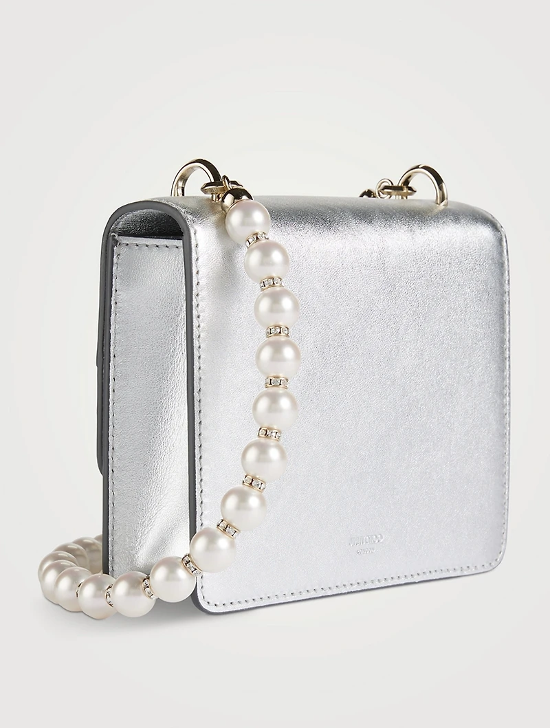 XS Avenue Quad Metallic Leather Crossbody Bag