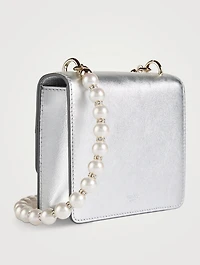 XS Avenue Quad Metallic Leather Crossbody Bag