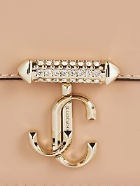 Avenue Leather Pearl-Chain Wallet