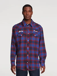 Rue Vivienne Wool Western Shirt