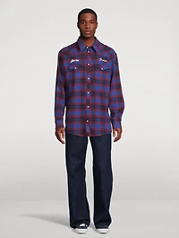 Rue Vivienne Wool Western Shirt