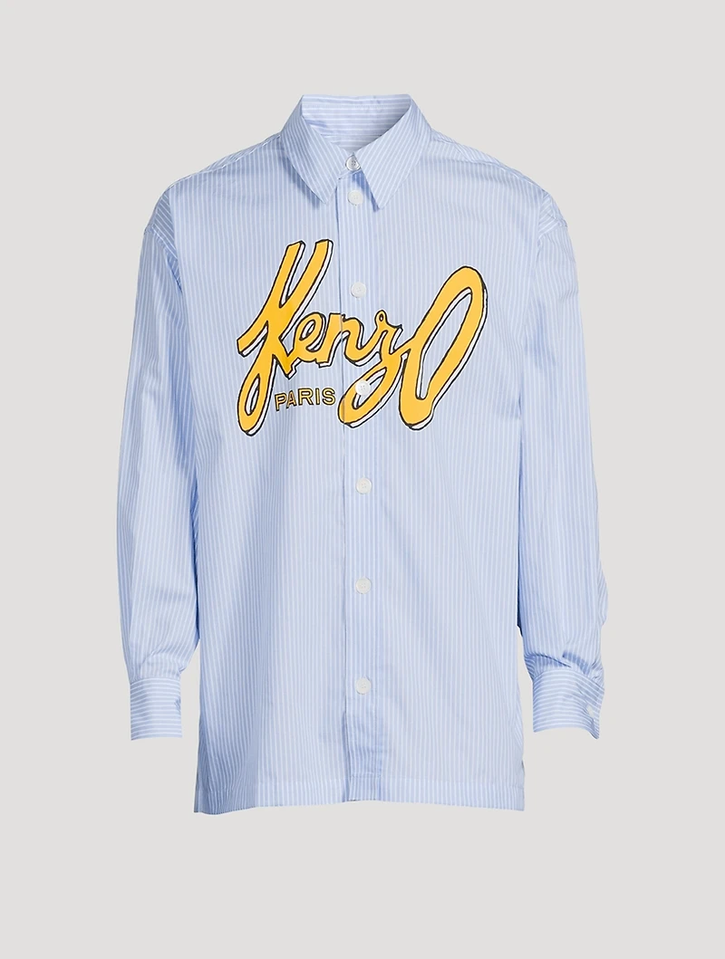 Archive Logo Shirt Striped Print