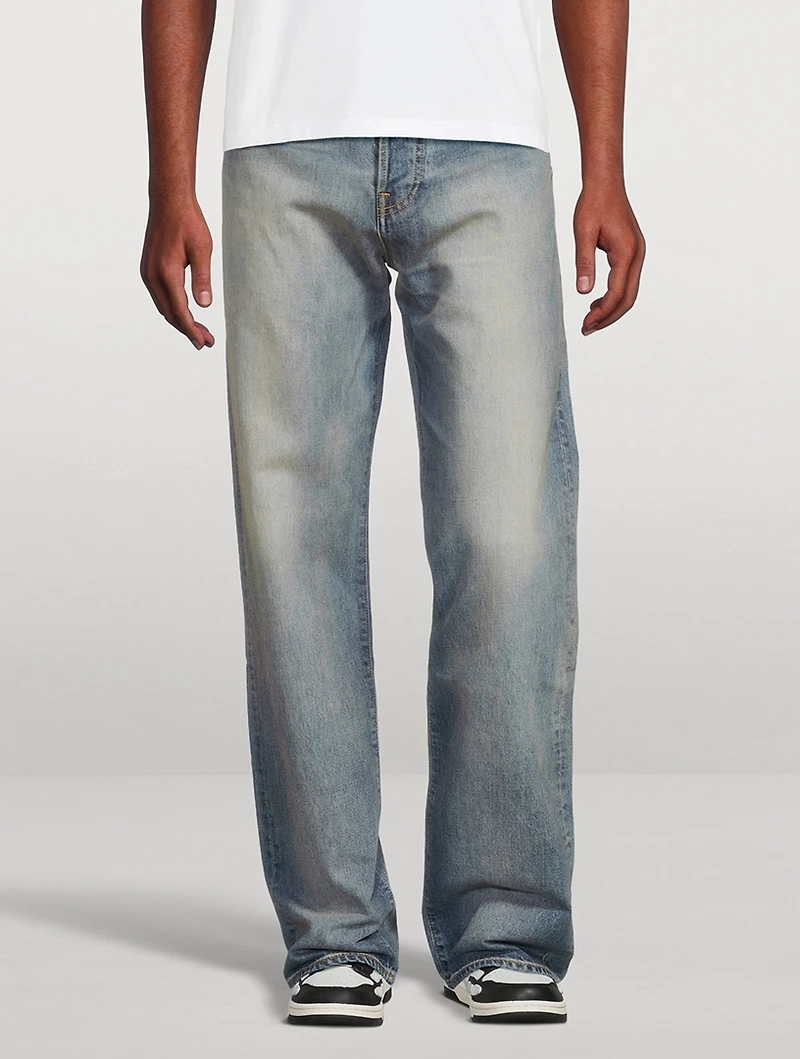 Asagao Japanese Denim Straight-Leg Jeans