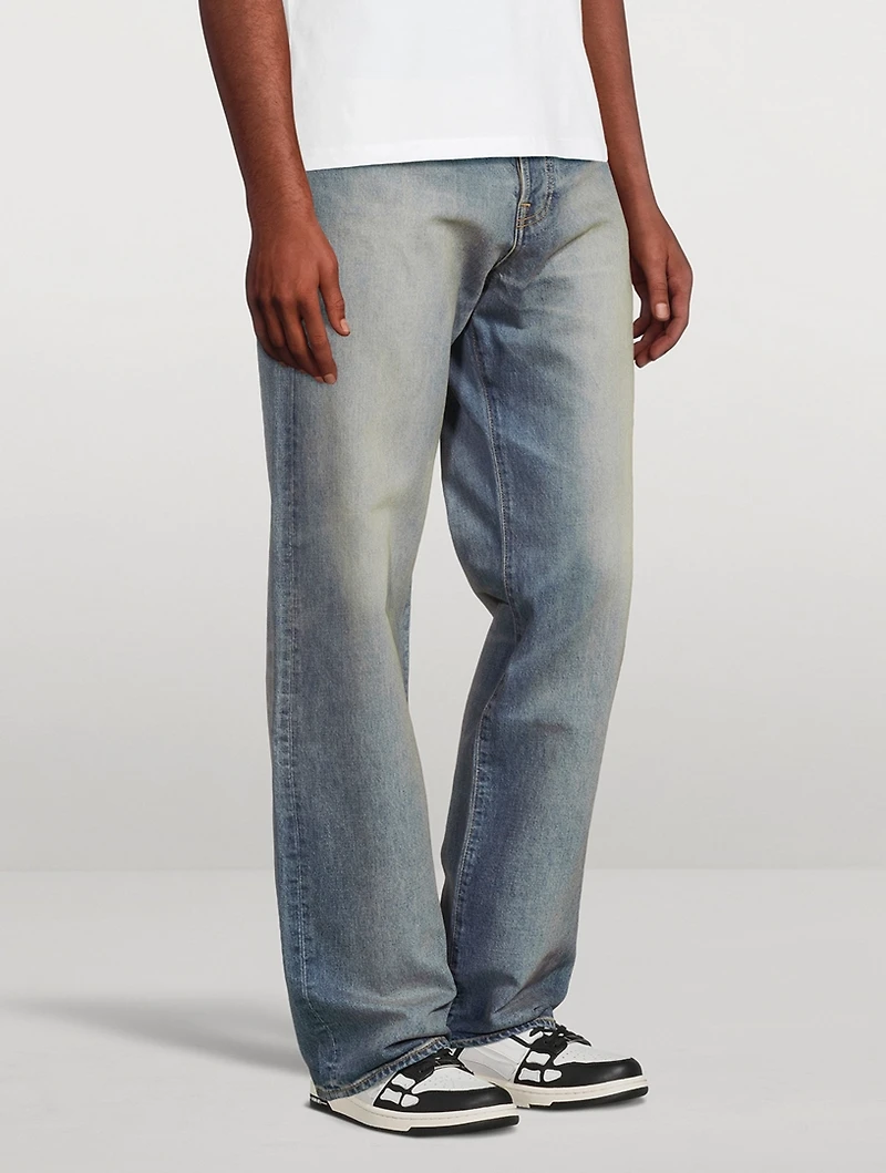 Asagao Japanese Denim Straight-Leg Jeans
