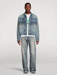 Asagao Japanese Denim Straight-Leg Jeans