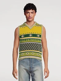 Fairisle Wool Sweater Vest