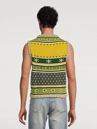 Fairisle Wool Sweater Vest