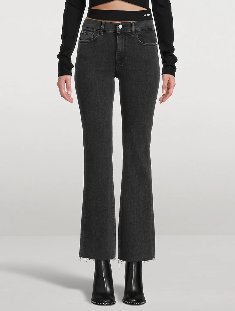 Bridget High-Rise Bootcut Crop Jeans