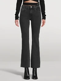 Bridget High-Rise Bootcut Crop Jeans