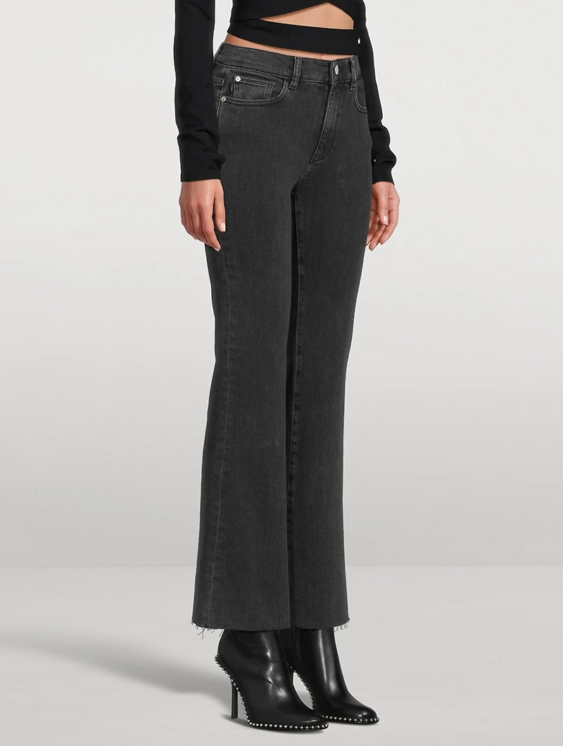 Bridget High-Rise Bootcut Crop Jeans