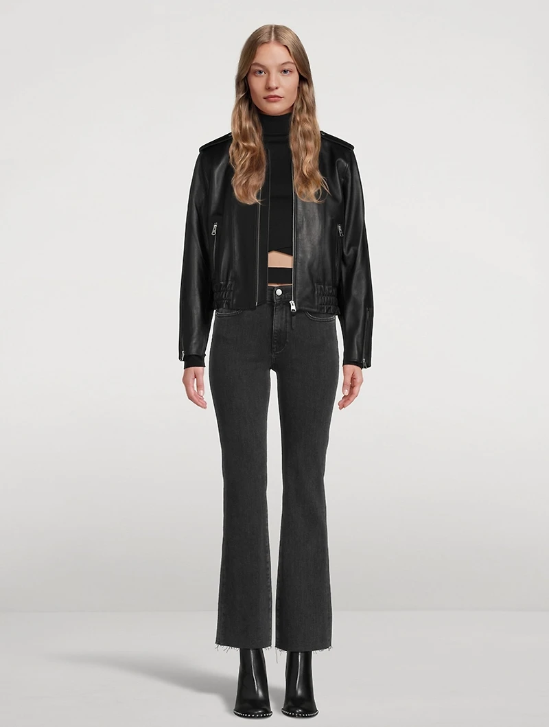 Bridget High-Rise Bootcut Crop Jeans