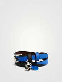Leather Double Wrap Bracelet