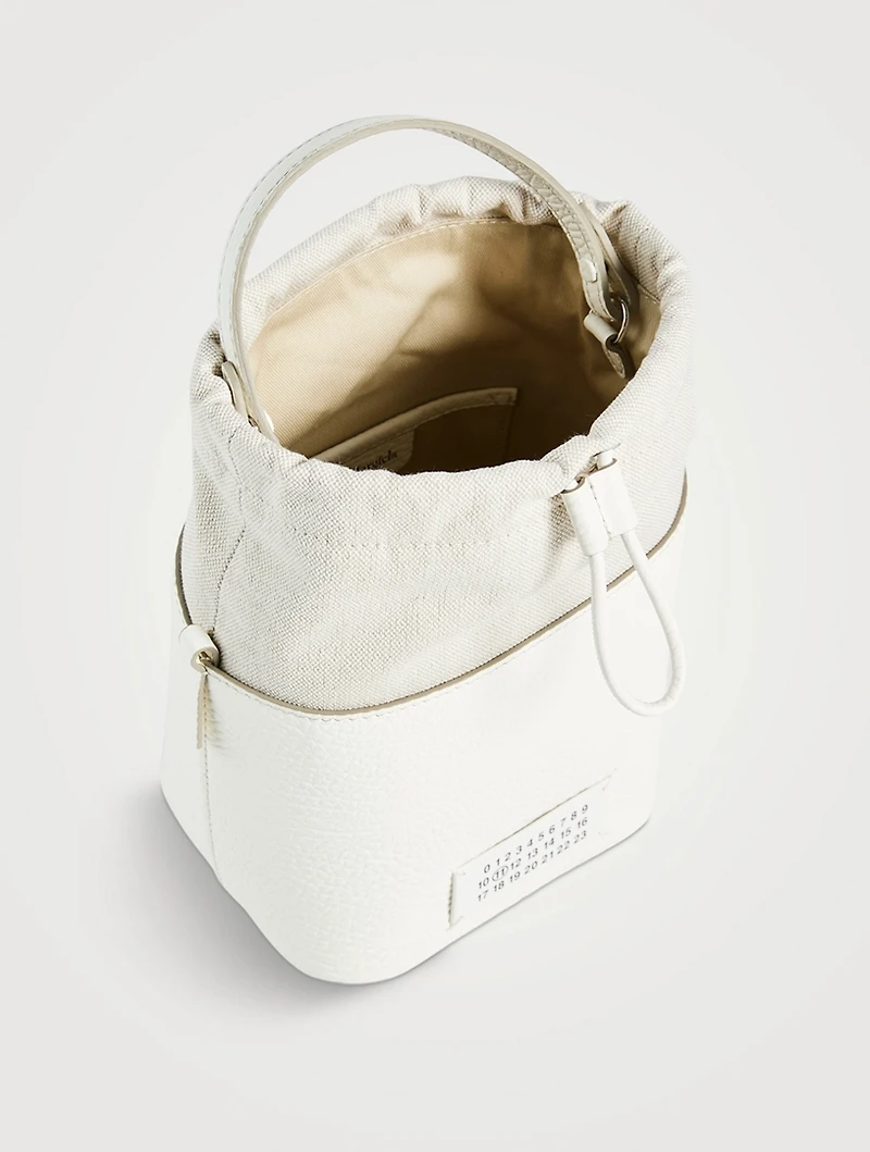 Small 5AC Leather Bucket Bag