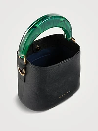 Mini Leather Venice Bucket Bag