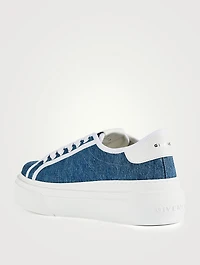 City Denim Platform Sneakers