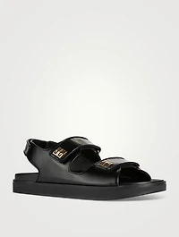 4G Leather Sport Sandals